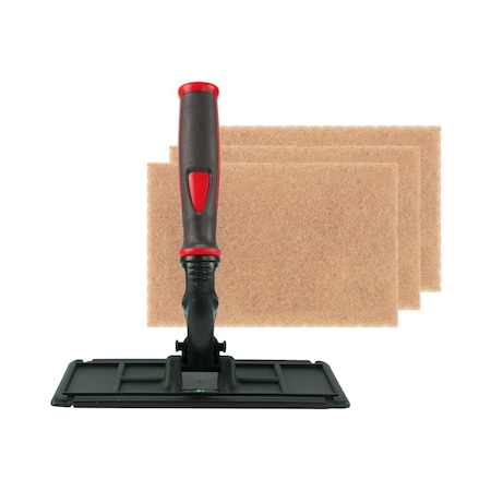 Steveo Products SteveO's Techno Pad Kit Red  Walnut Scrub Pad 009-09-85